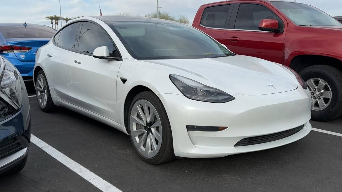 TESLA MODEL 3 2022 5YJ3E1EA6NF257498 image